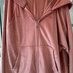 Victoria's Secret Pink Hooded Jacket & Matching Med Pants